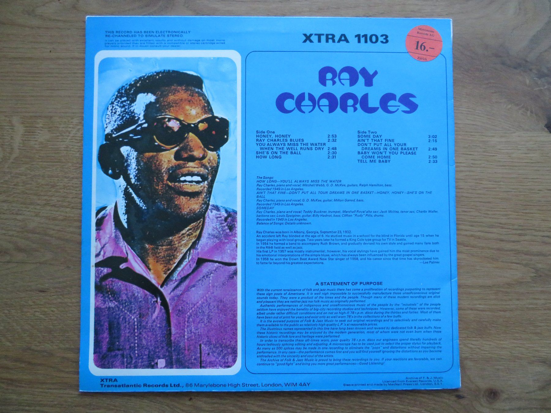 Dischi in vinile: RAY CHARLES SHAME – Nuovo (secondo la descrizione) da Zürich venduto da max_cp5f 1