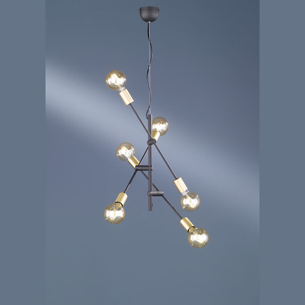 Lampadari & plafoniere: Pendelleuchte, Schwarz, 54 cm Ø – Nuovo (secondo la descrizione) da Kreuzlingen venduto da Smart-Light