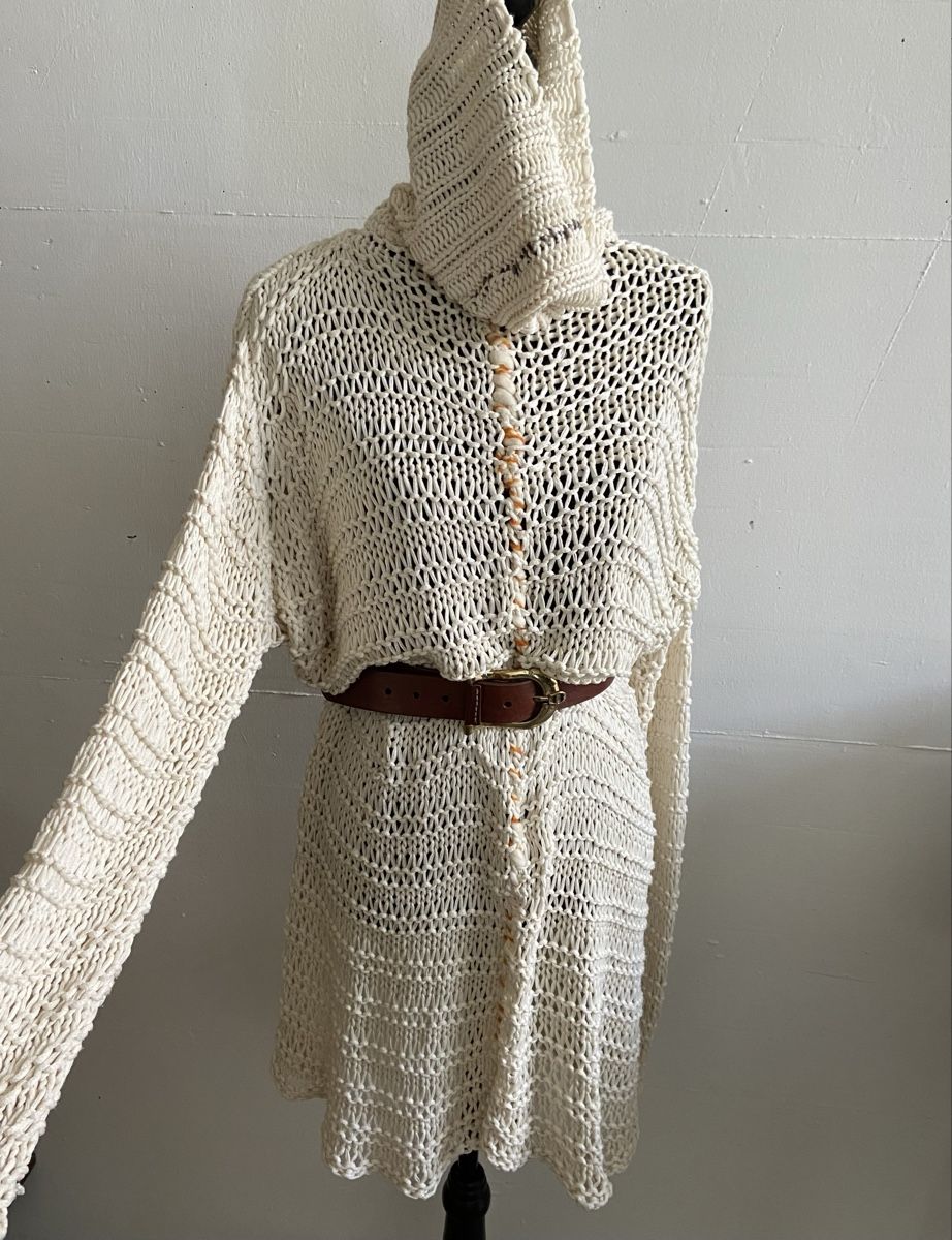 Maglioni & Felpe: Handmade Strickkleid / langer Pullover One Size, Designstück – Usato da Zürich venduto da enjoyxvintage