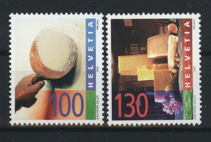 Tutti i francobolli: 2004, Schweizer Produkte mit Käse ** – Usato da Willisau venduto da Vollstempel