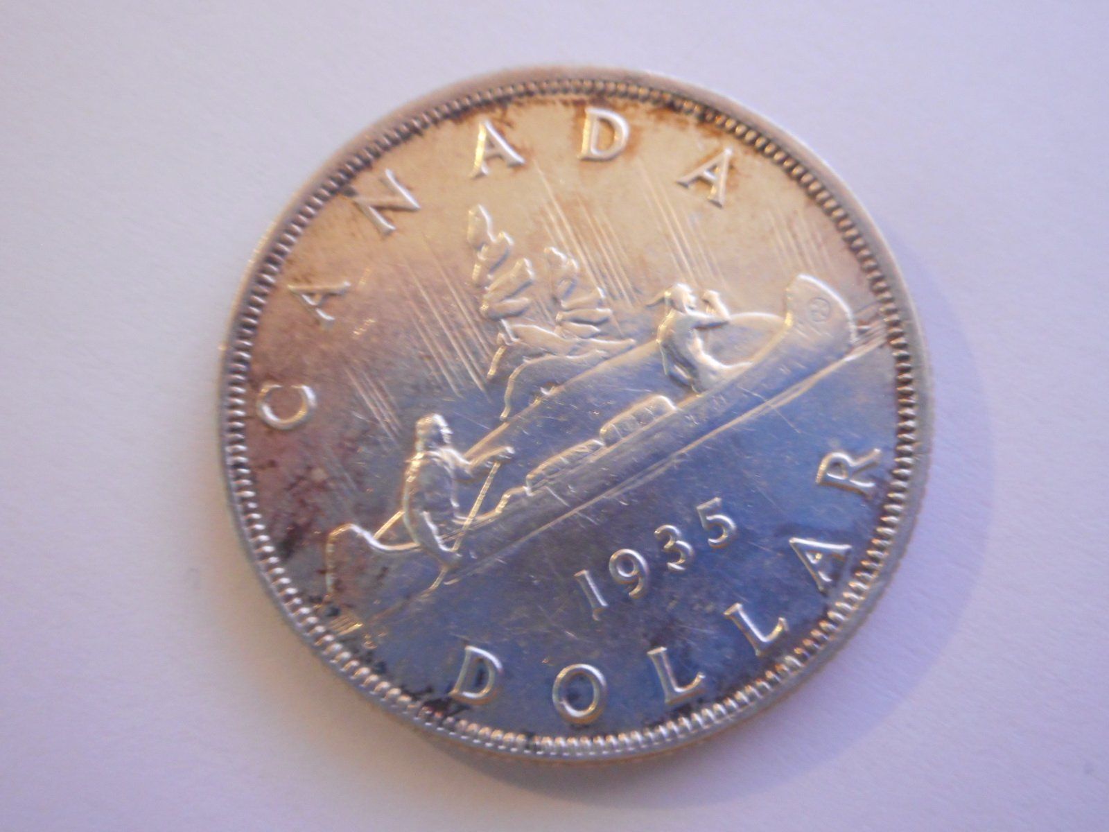 Tutti le monete: 1935   1 Dollar Canada  silber – Usato da Kriegstetten venduto da pizlad2010 1