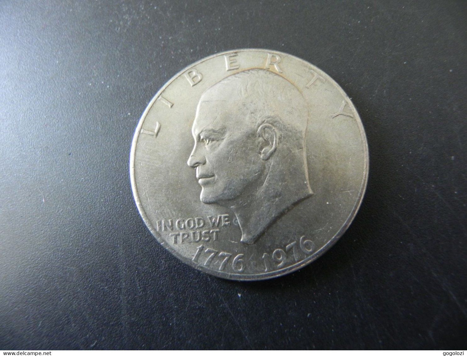 Tutti le monete: USA 1 Dollar 1976  Eisenhower – Usato da Biel/Bienne venduto da Gogolozi