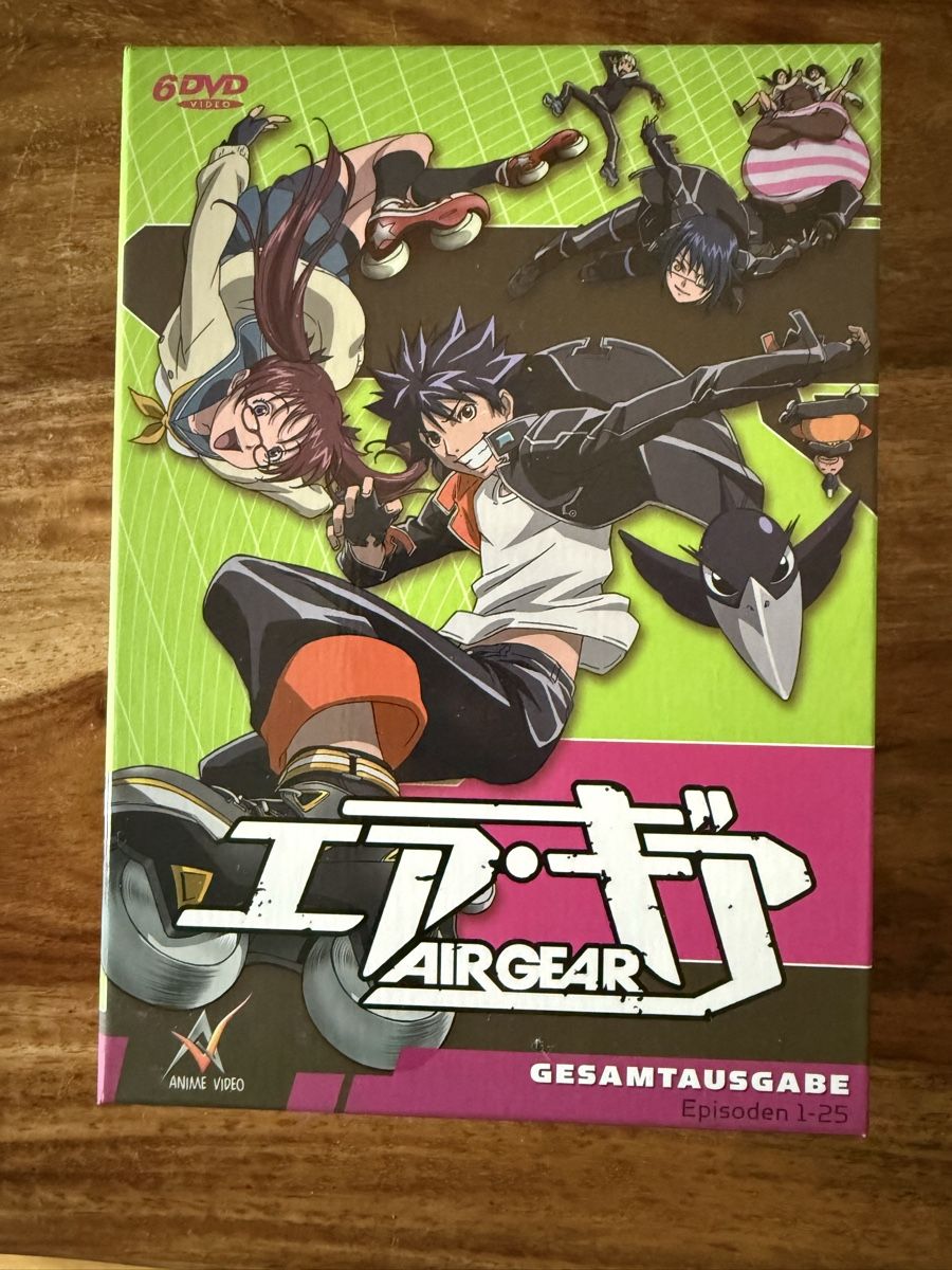 Tutti i DVDs: Air Gear Anime Gesammtausgabe – Usato da Schaffhausen venduto da Annafeil