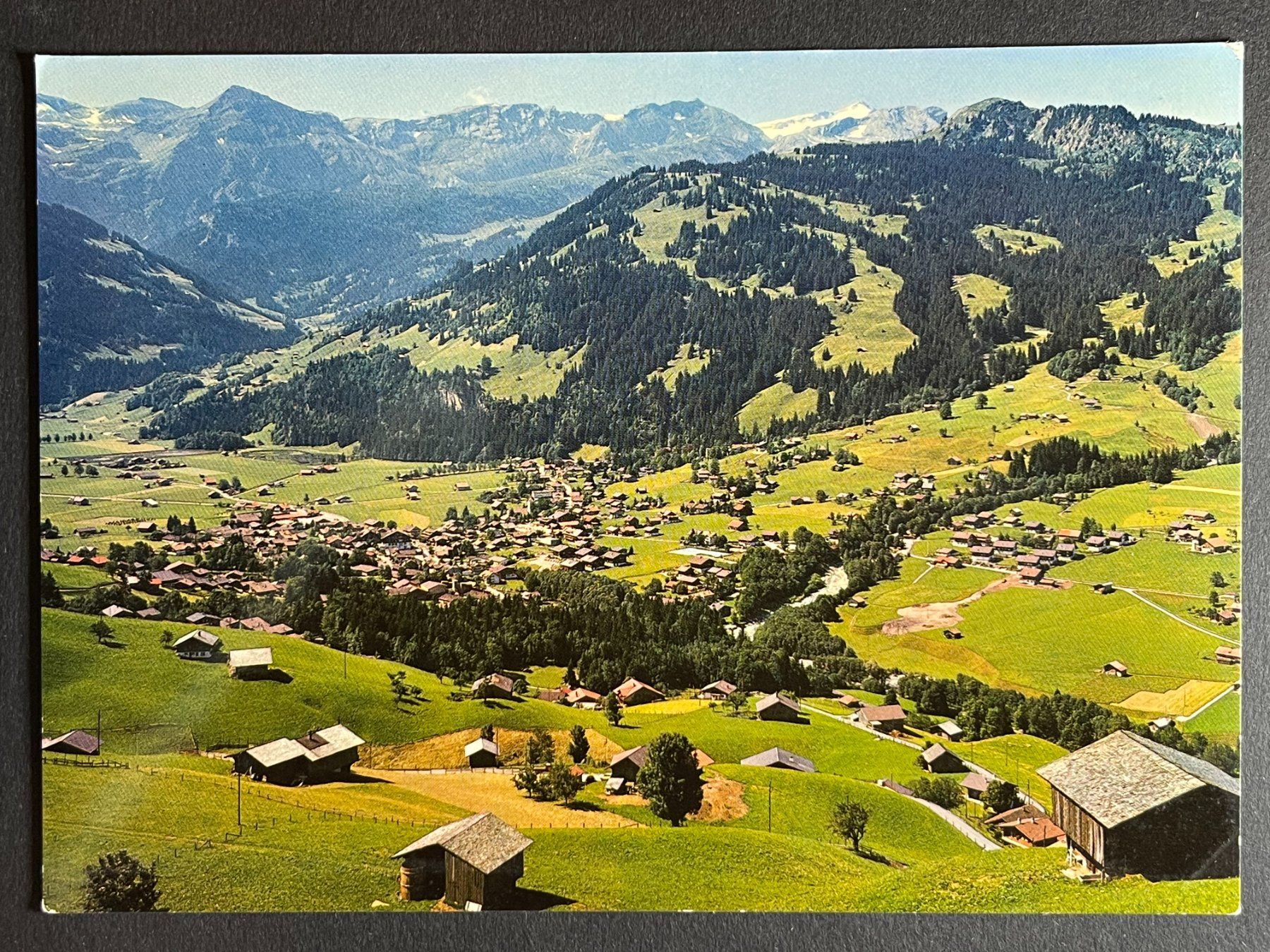Cartoline postali: Lenk, Dorf mit Wildhorn – Usato da Steg VS venduto da danwer74