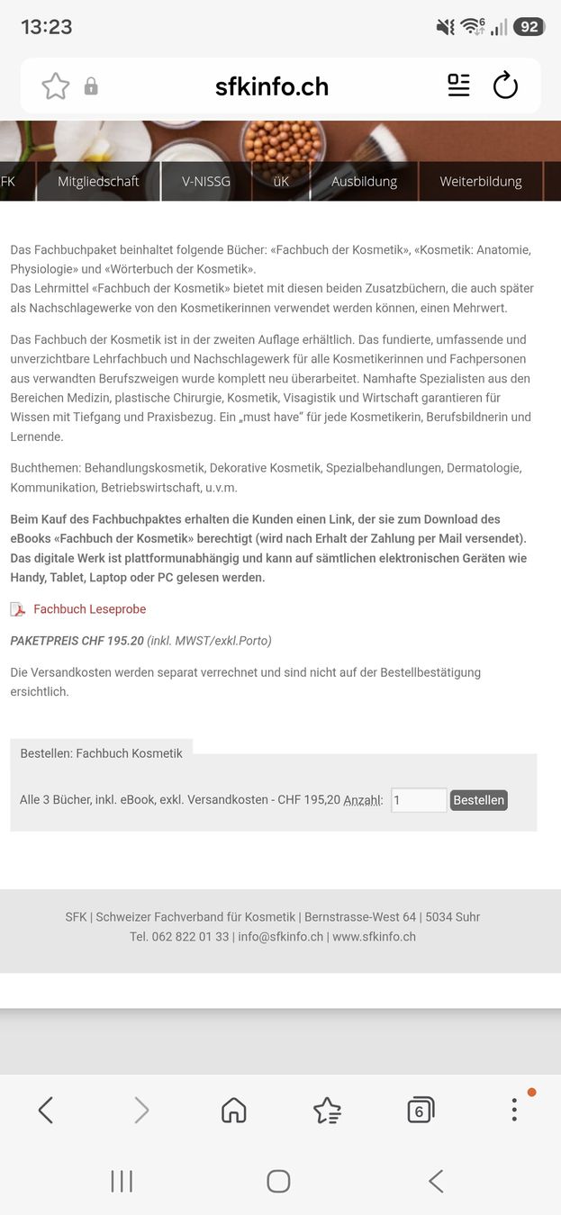 Bücher: Fachbuch der Kosmetik Paket 3 Stk. – Gebraucht aus Solothurn von Delirio82 1