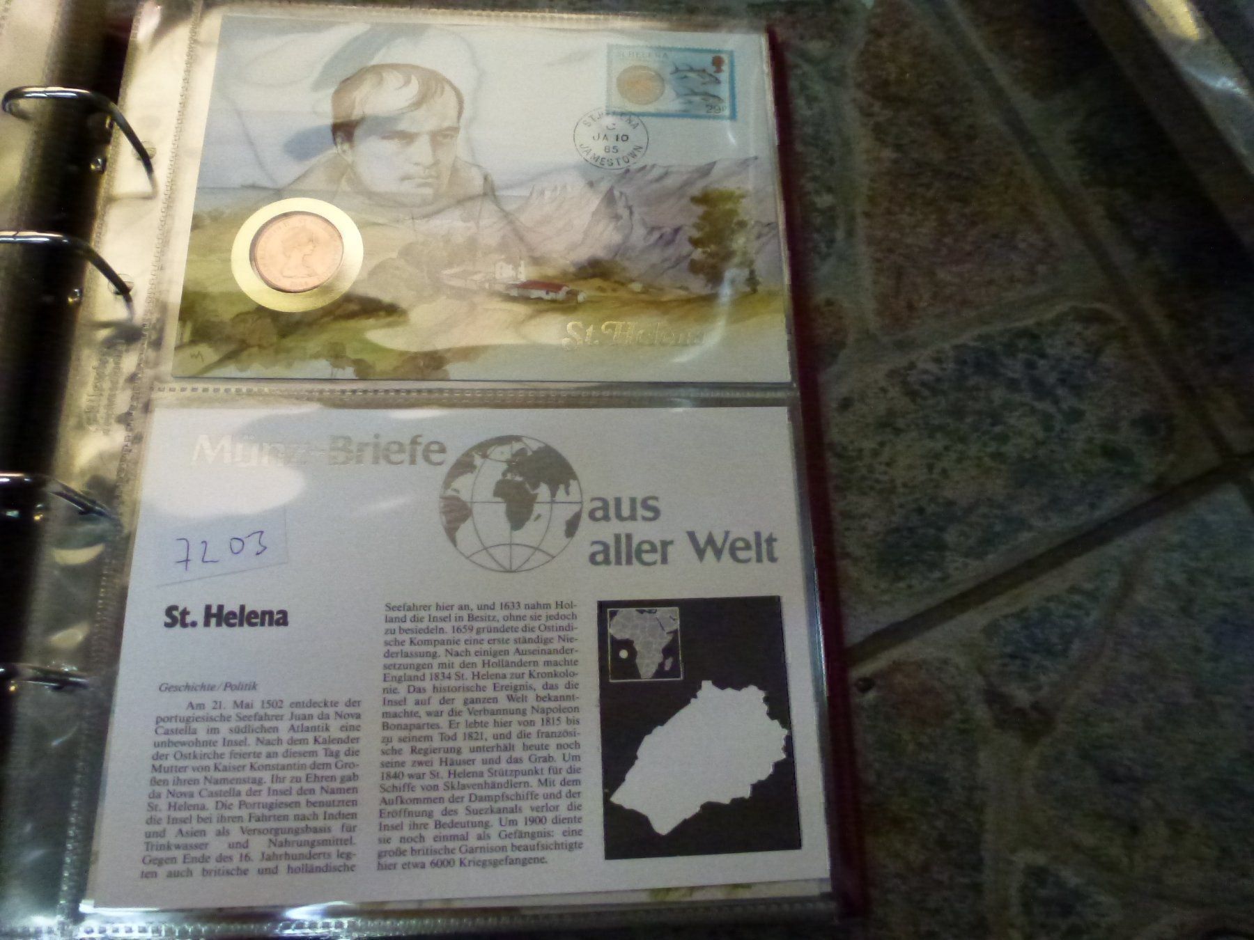 Tutti le monete: Münzbrief St. Helena – Usato da Olten venduto da Disc-Verkauf