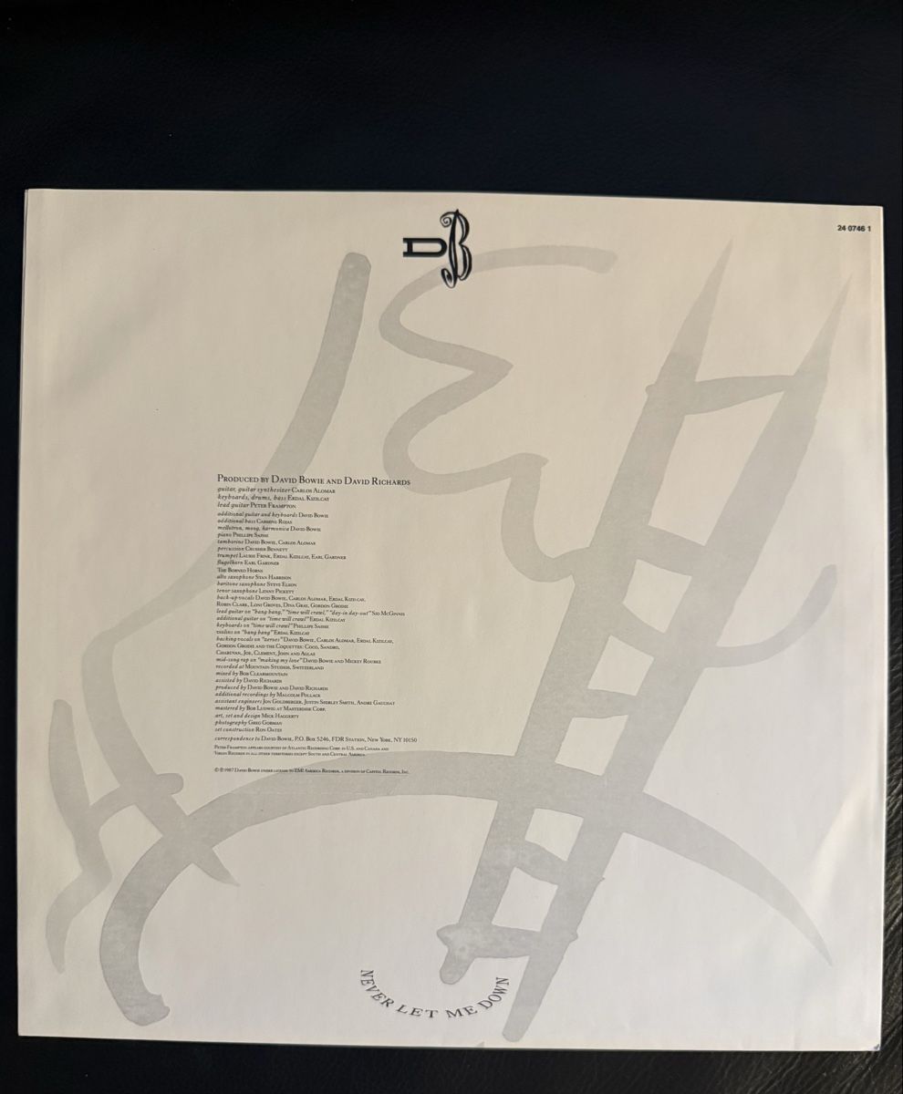 Dischi in vinile: David Bowie Never Let Me Down Vinyl Schallplatte – Usato da Goldach venduto da Donpancho 6