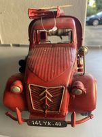 Voiture pompier en métal 