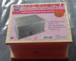 Ma Déco Créative Coffret à bijoux avec miroir neuf!