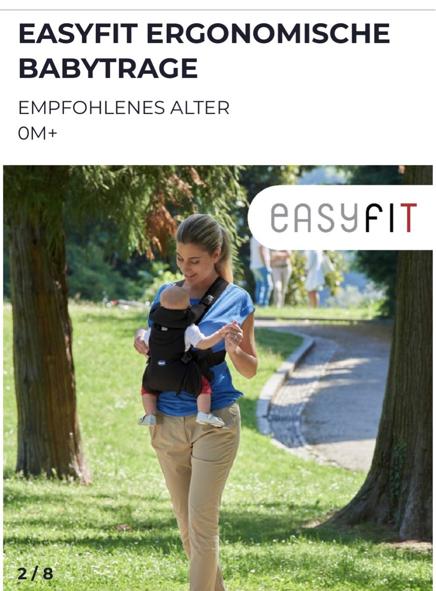 Chicco Marsupi portabebè: Babytrage Chicco Easyfit – Usato da Rolle venduto da Reisende7 2