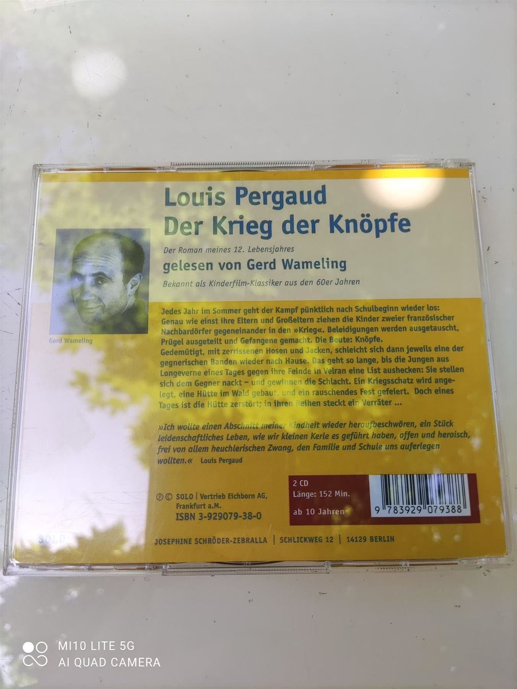 CD: Der Krieg der Knöpfe (Louis Pergaud) – Usato da St.Gallen venduto da elk2022 3