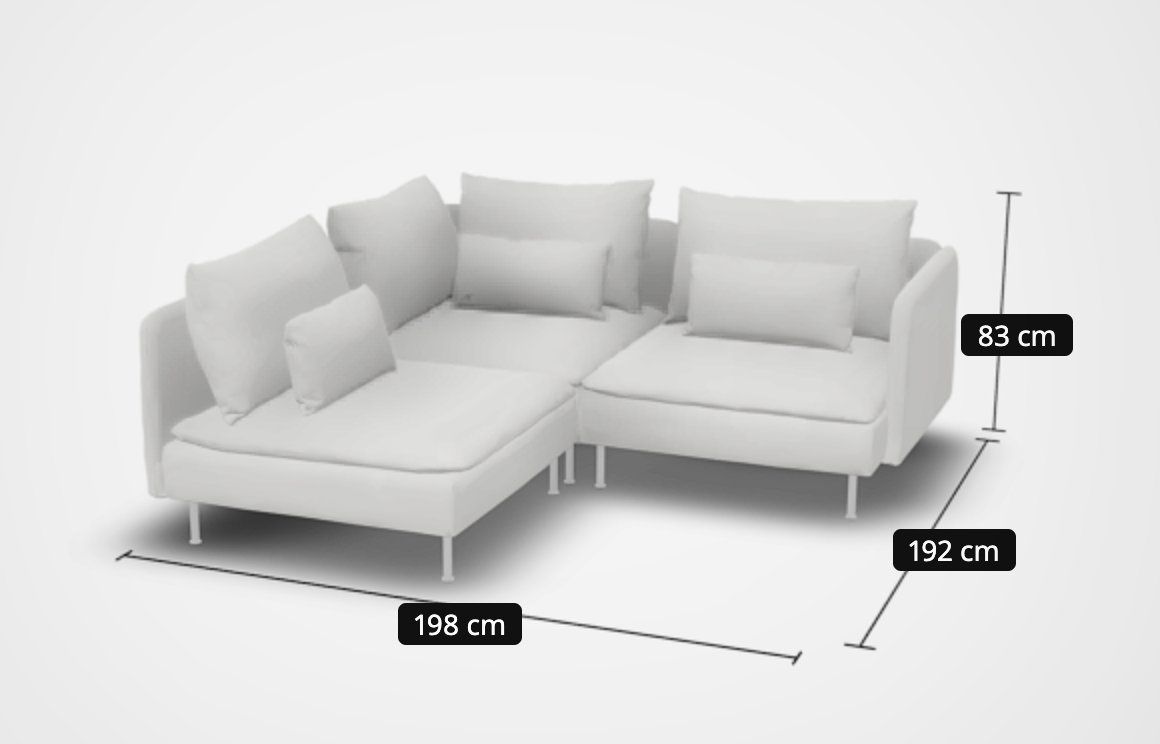 Ikea Divani: IKEA SÖDERHAMN Sofa-Kombination – Usato da Zürich venduto da and_2hnl 5