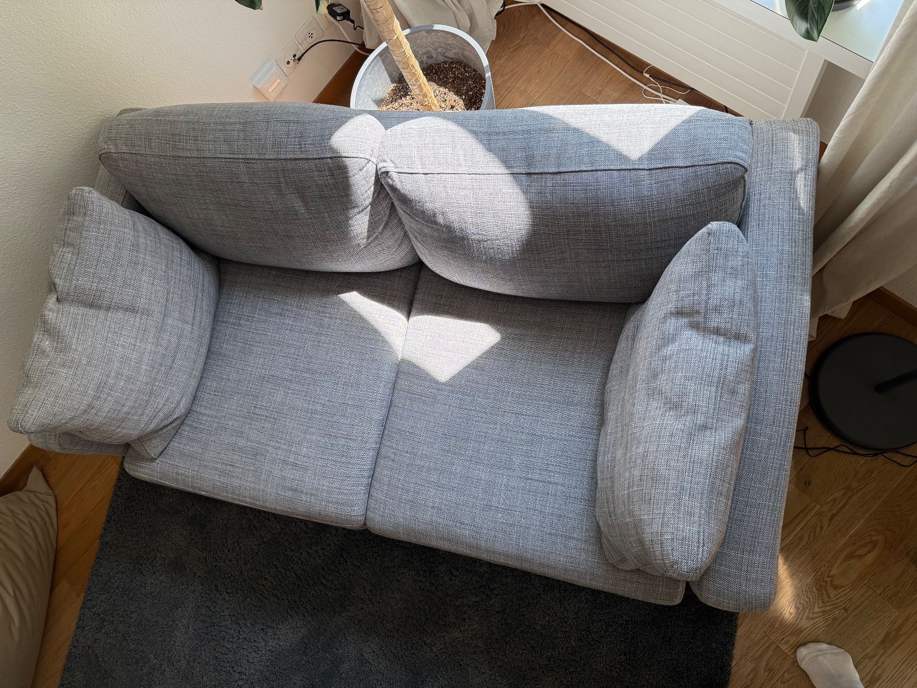 Ikea Sofas: Sofa Ikea, grau, 165cm – Gebraucht aus Zürich von  2