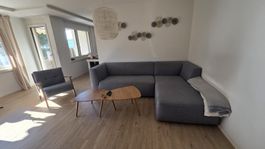 Ecksofa Micasa und Sessel