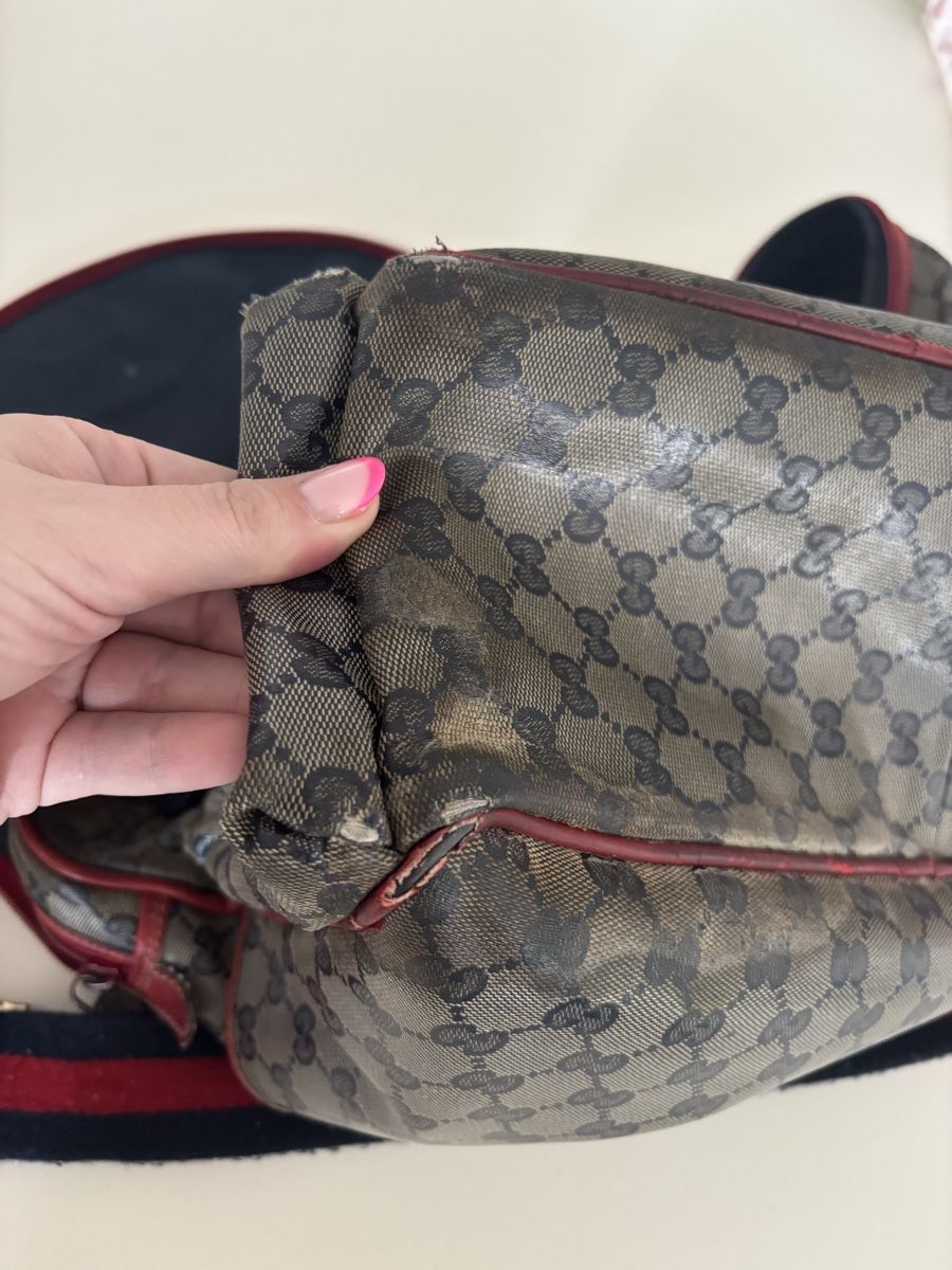 Gucci Taschen: Gucci Wickeltasche stark gebraucht – Gebraucht aus Höri von Celine.11 4