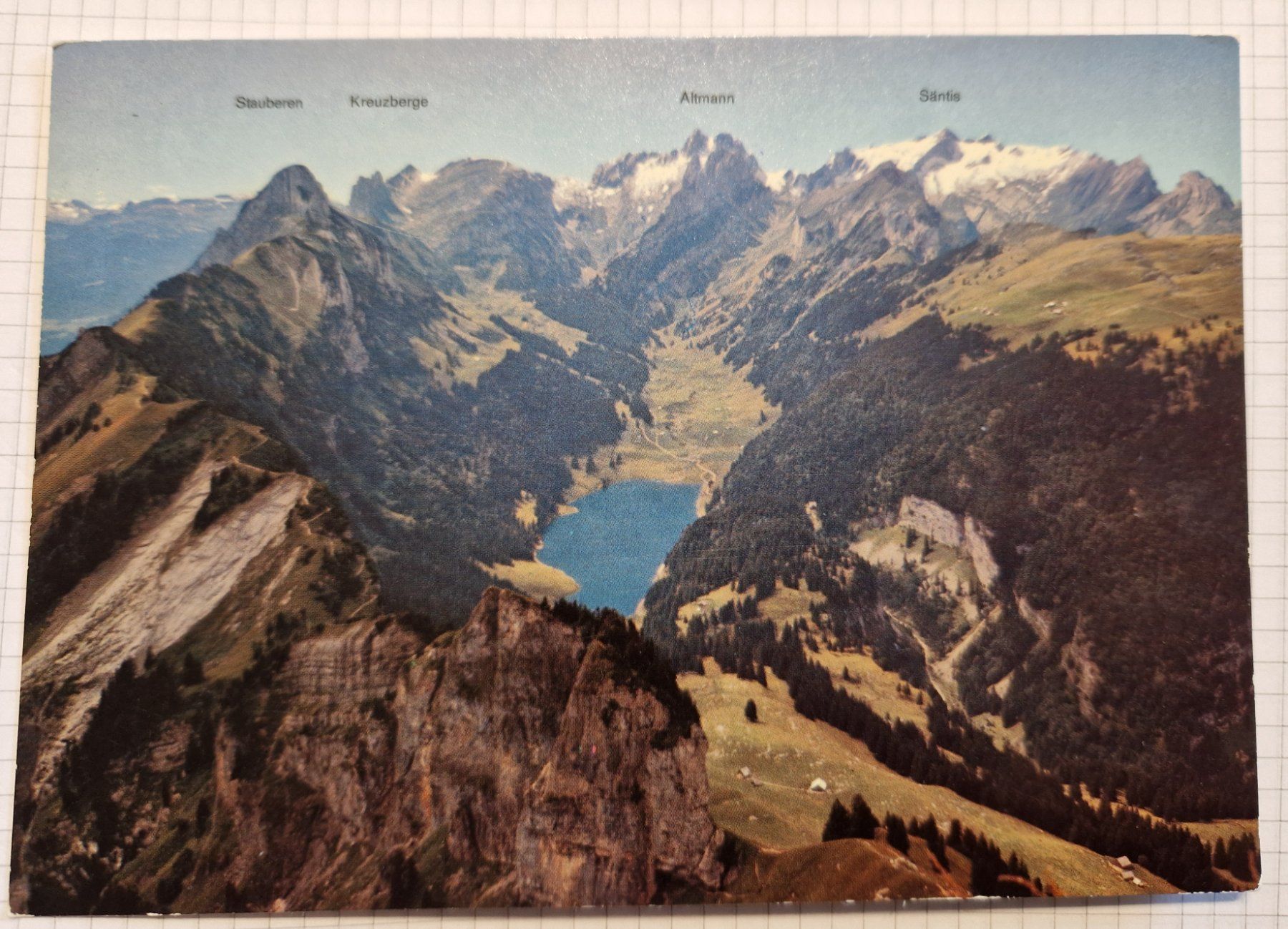 Ansichtskarten: Hoher Kasten Berggasthaus Bollenwies – Gebraucht aus Melchnau von Fishel