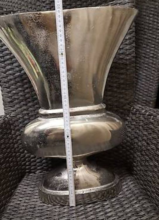 Vase XXL Deko RAW Aluminium Kaufen auf Ricardo