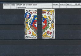 1999 Zusammendruck aus "NABA St. Gallen I", ** postfrisch