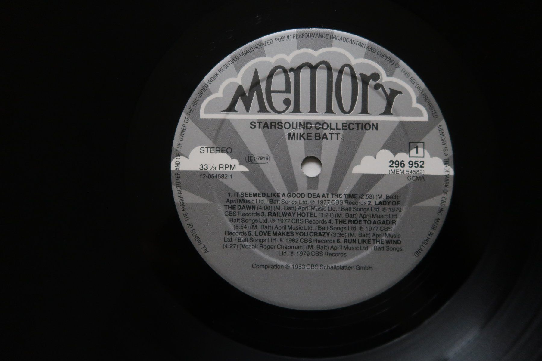 Dischi in vinile: MIKE BATT - STARSOUND COLLECTION - HALFSPEED MASTER VINYL LP – Usato da Basel venduto da Patiscat 3