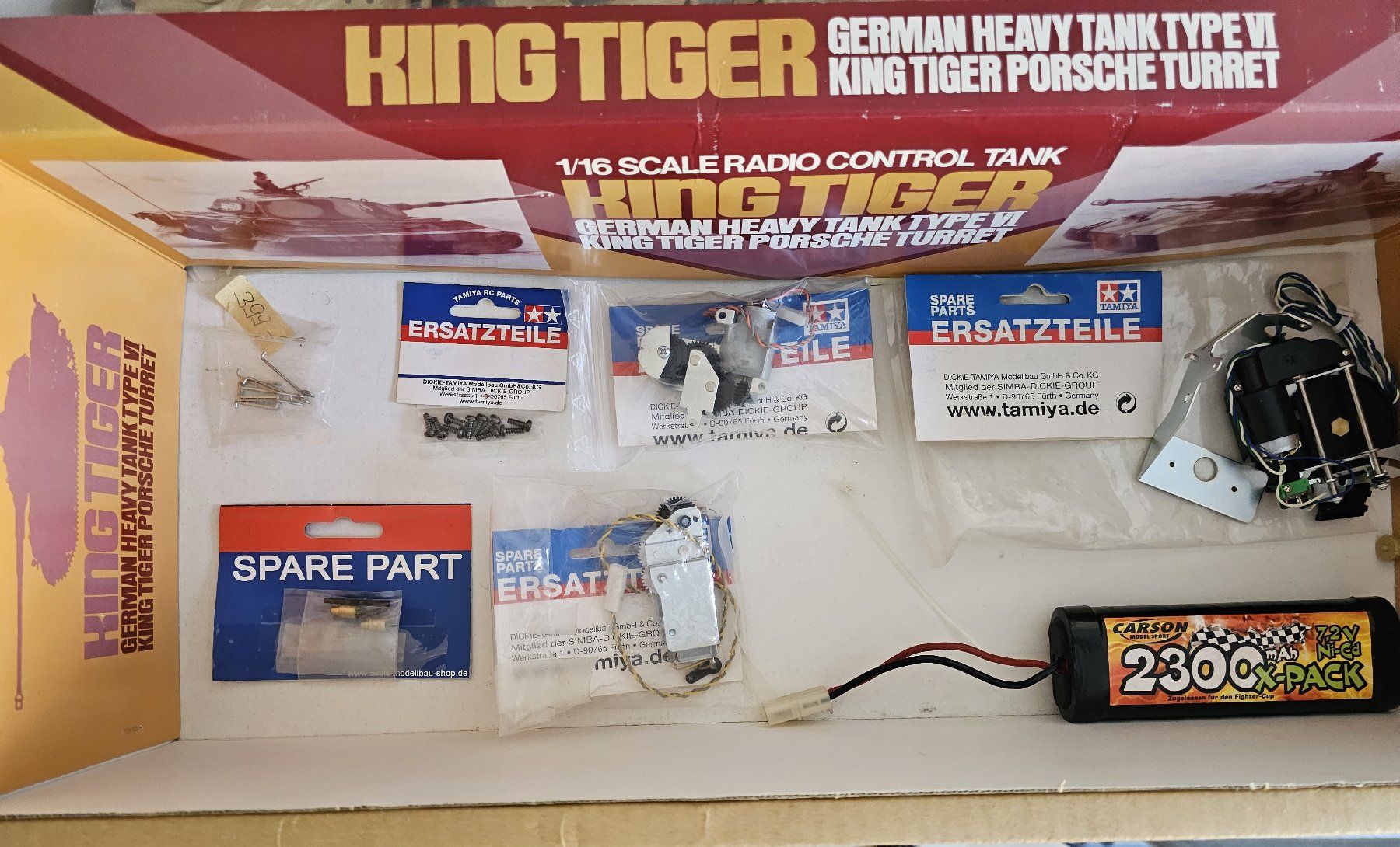 Tamiya Modellismo RC: WK2   Panzer  - Königstiger - – Usato da Rotkreuz venduto da kse_kn7b 6