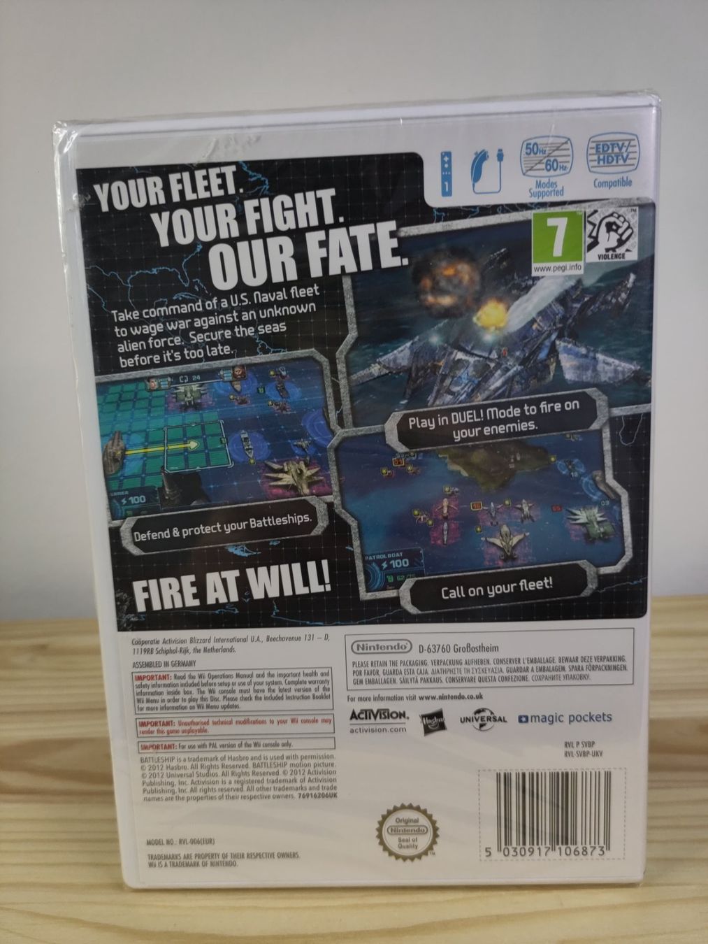 Giochi: Battleship Nintendo Wii PAL Sealed – Nuovo e nell'imballaggio originale da Zug venduto da RepTCG 1