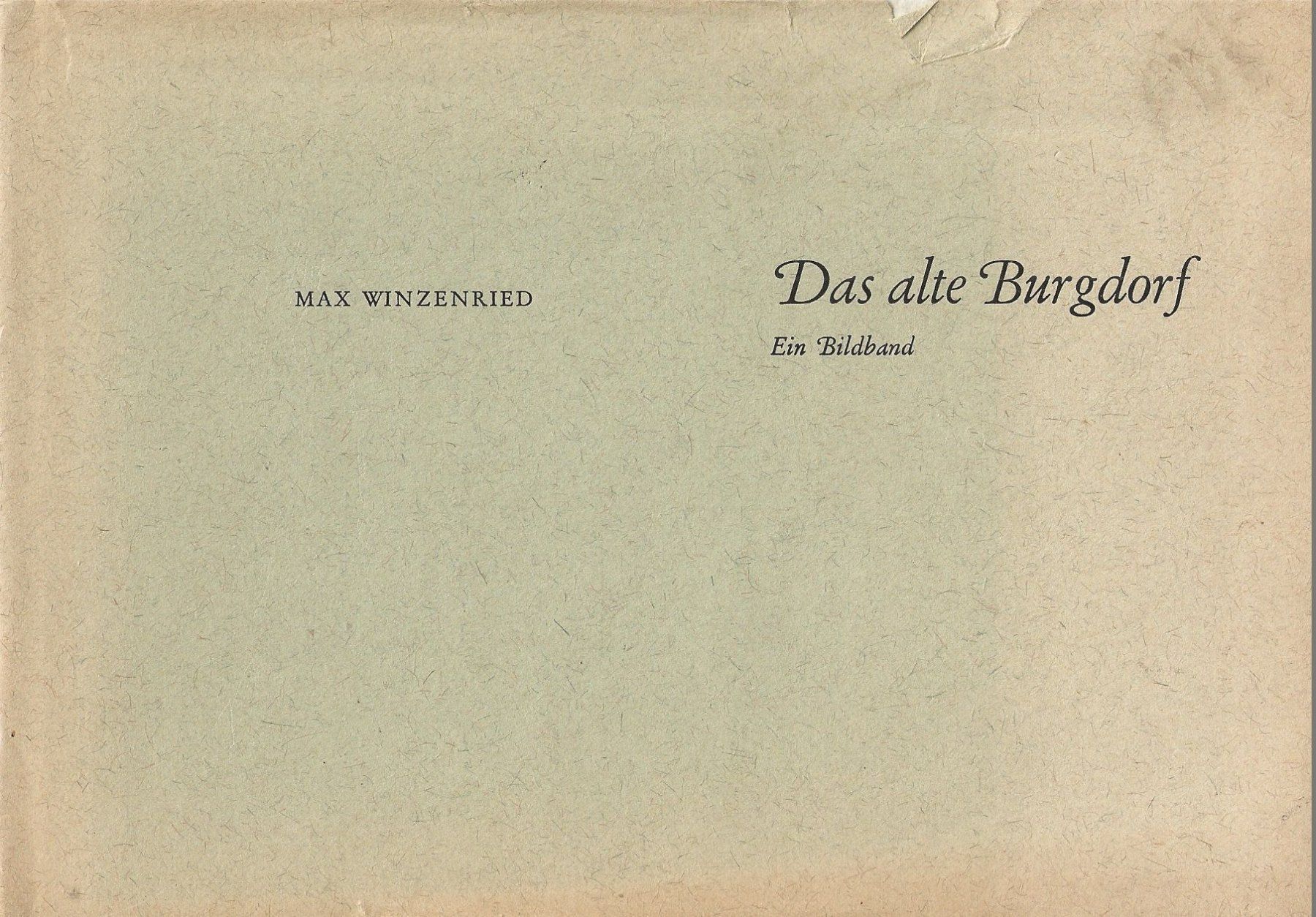 Libri: Das alte Burgdorf – Usato da Bern venduto da Grindelwaldaus