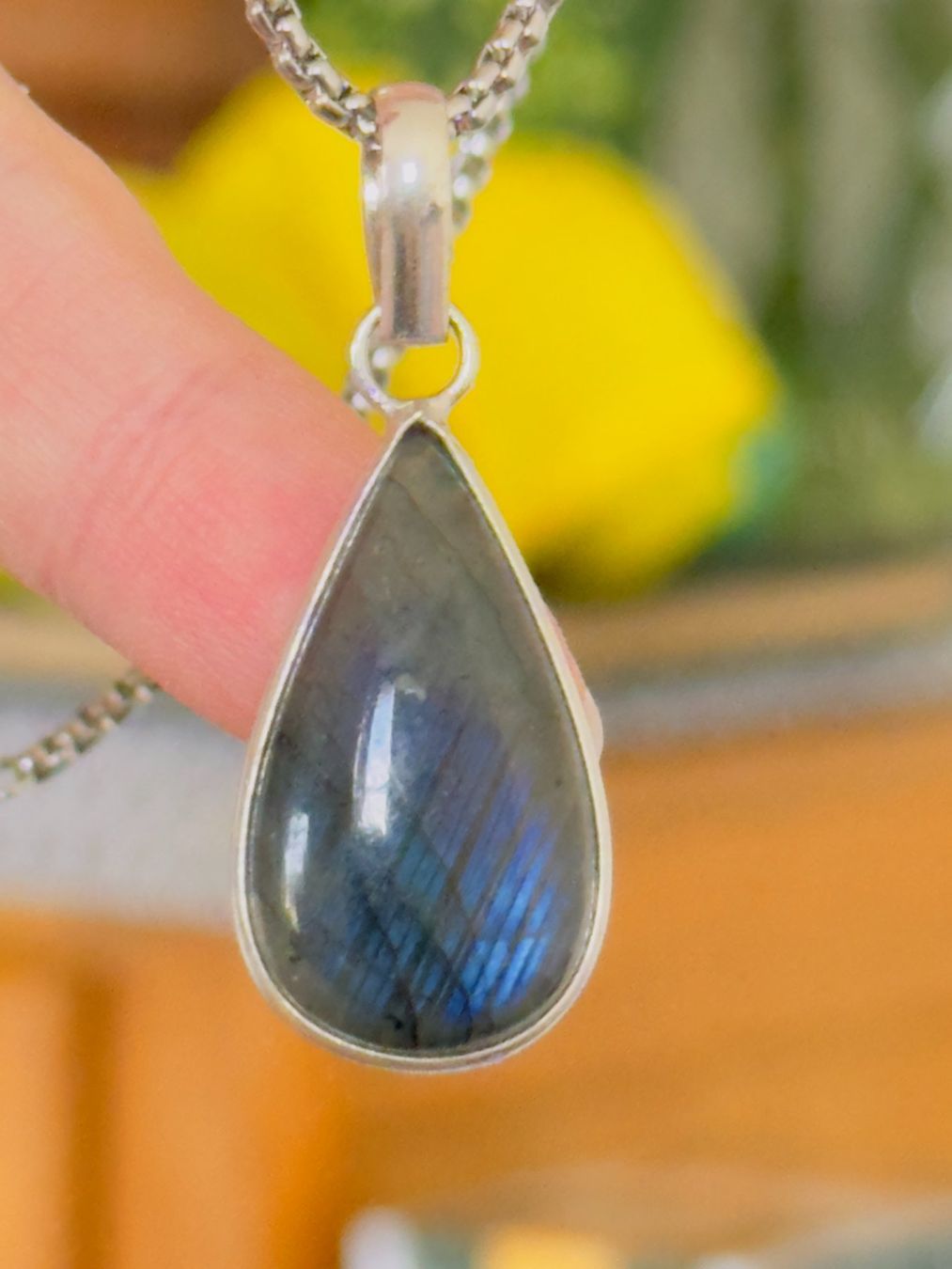 Catenine: Labradorite Gemstone Handmade Jewelry necklace – Nuovo e nell'imballaggio originale da Genève venduto da AGBERG 3
