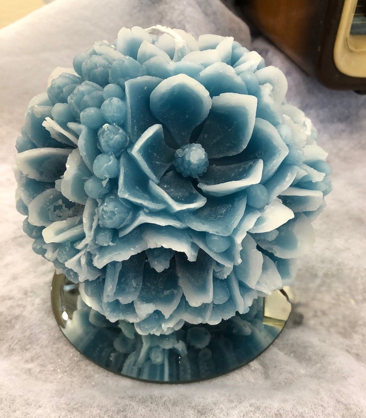 Kerzen: Candela decorativa a forma di fiore – Neu (gemäss Beschreibung) aus Osogna von dan_8vzm