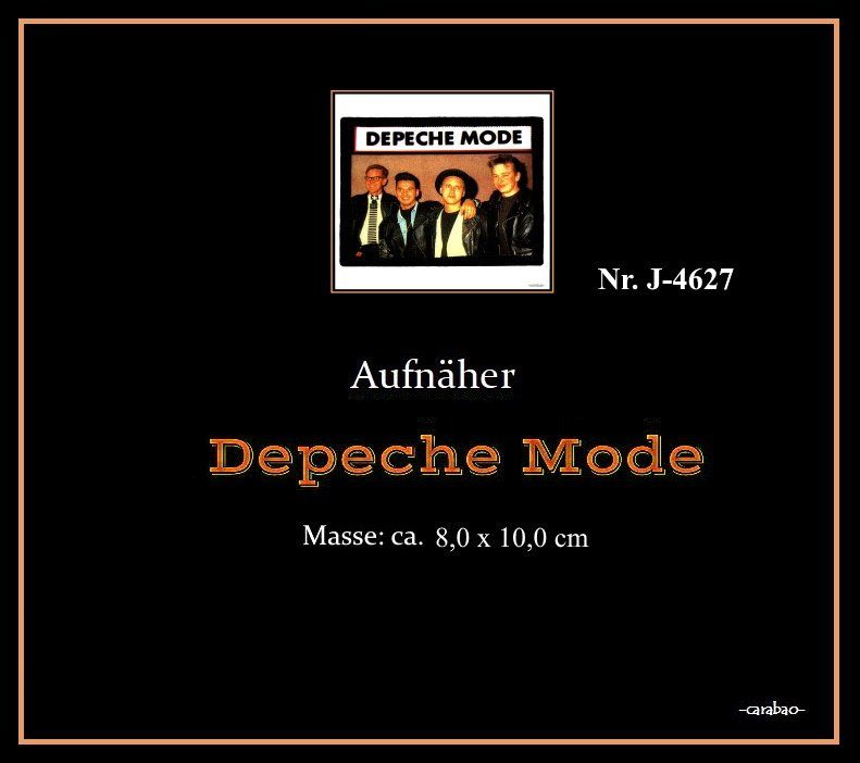 Toppe: Aufnäher Depeche Mode - Nr. J-4627 – Nuovo (secondo la descrizione) da Winterthur venduto da --carabao-- 3