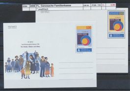 2008 FL, Ganzsache, "Familienkasse", ** postfrisch
