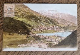 St. Moritz-Bad und Dorf, nach Lyon F, 1907