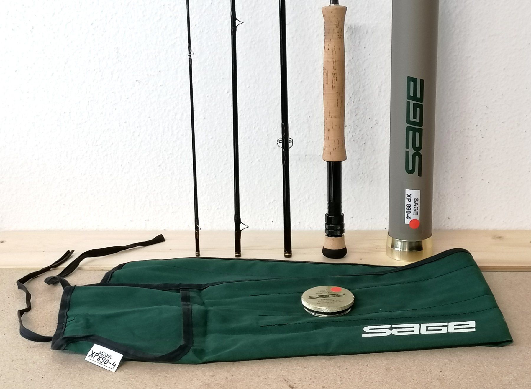 Sage Canne da pesca: SAGE XP 890-4 9’ 8wt 4-teilig – Usato da Reinach BL venduto da fliegenrolli 1
