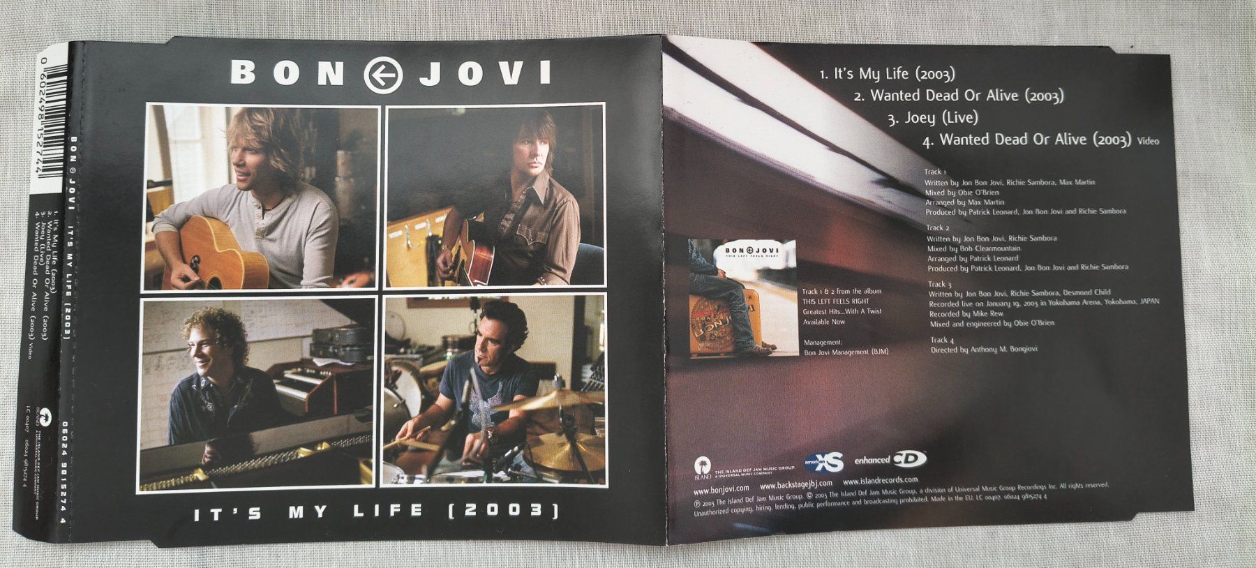 CD: CD "BON JOVI - IT'S MY LIFE" – Usato da Binningen venduto da mar_2jlr 3