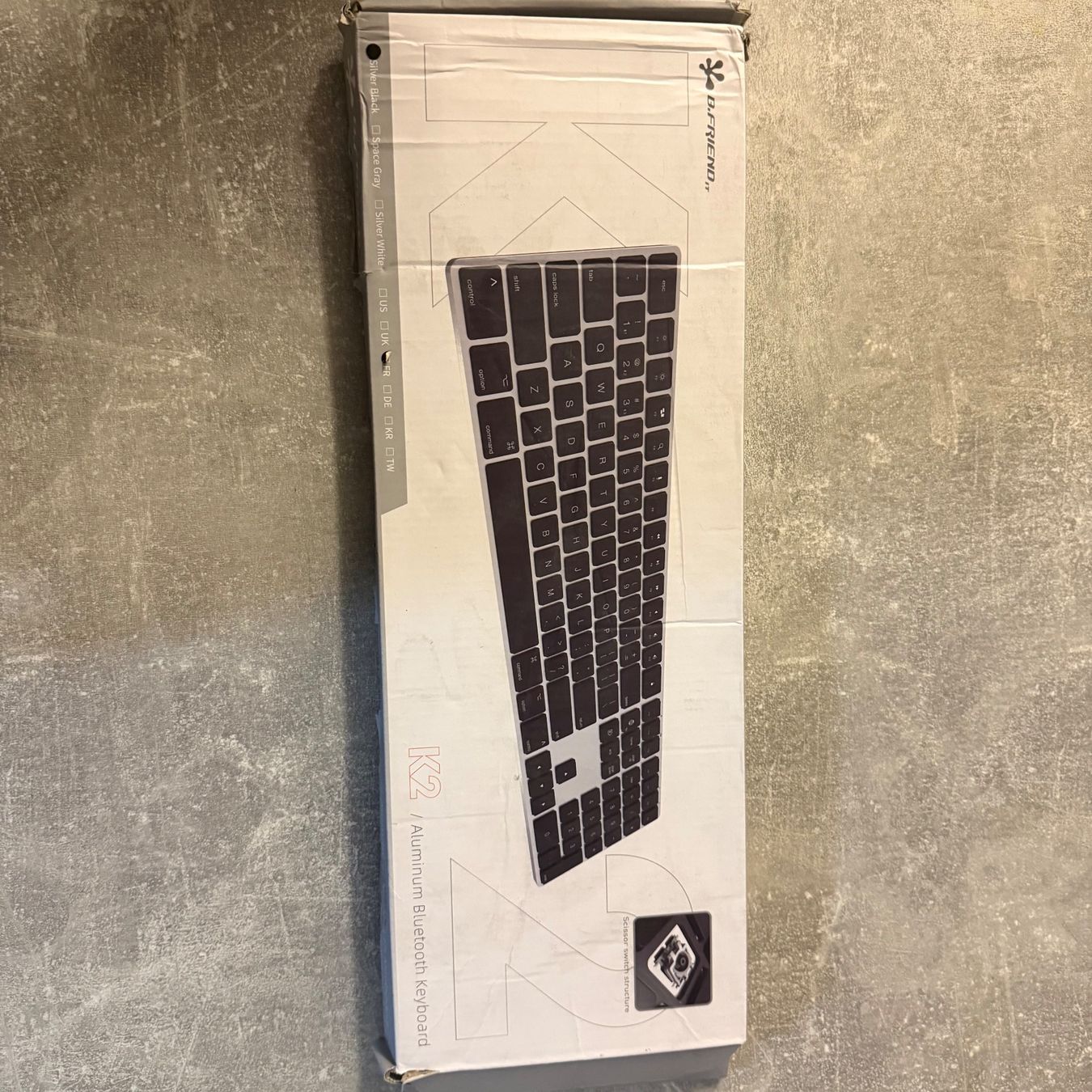 Tastiere: K2 Aluminum Bluetooth Keyboard, neuwertig, Originalverpac... – Nuovo (secondo la descrizione) da Regensdorf venduto da ZH-Shop 1