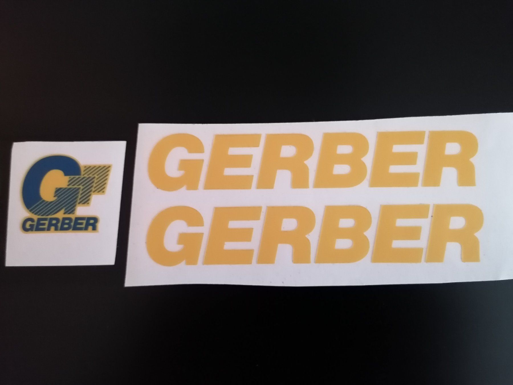 Gerber Pezzi di ricambio: Gerber Sticker Set gelb – Nuovo (secondo la descrizione) da Unterentfelden venduto da xilo01