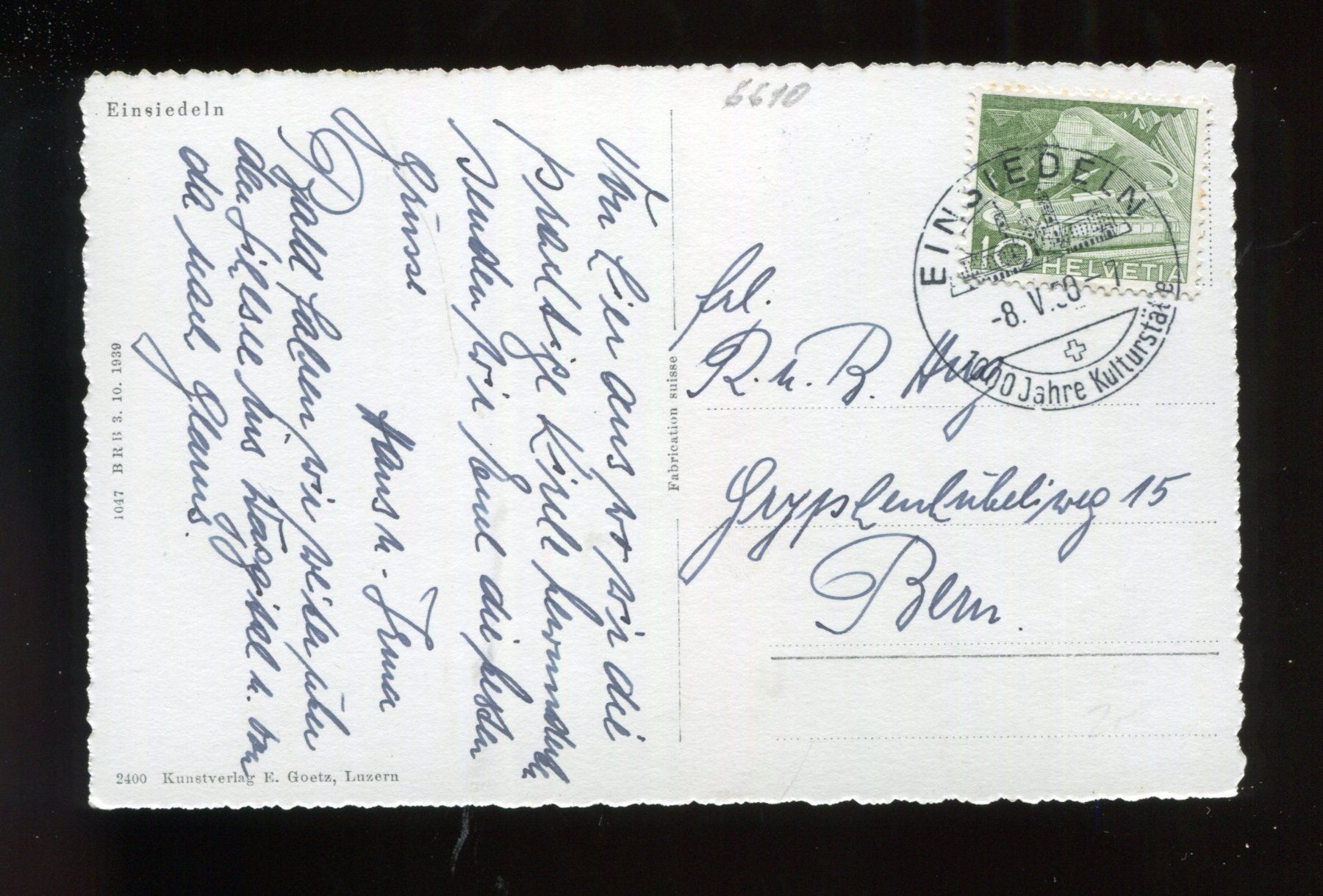 Cartoline postali: Einsiedeln – Usato da Aarau venduto da Elmaar41 1