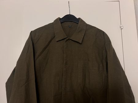 Boxy-Cut Cotton Shirt 