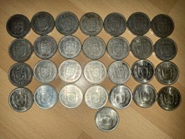 Schweizer Silbermünzen Sammlung