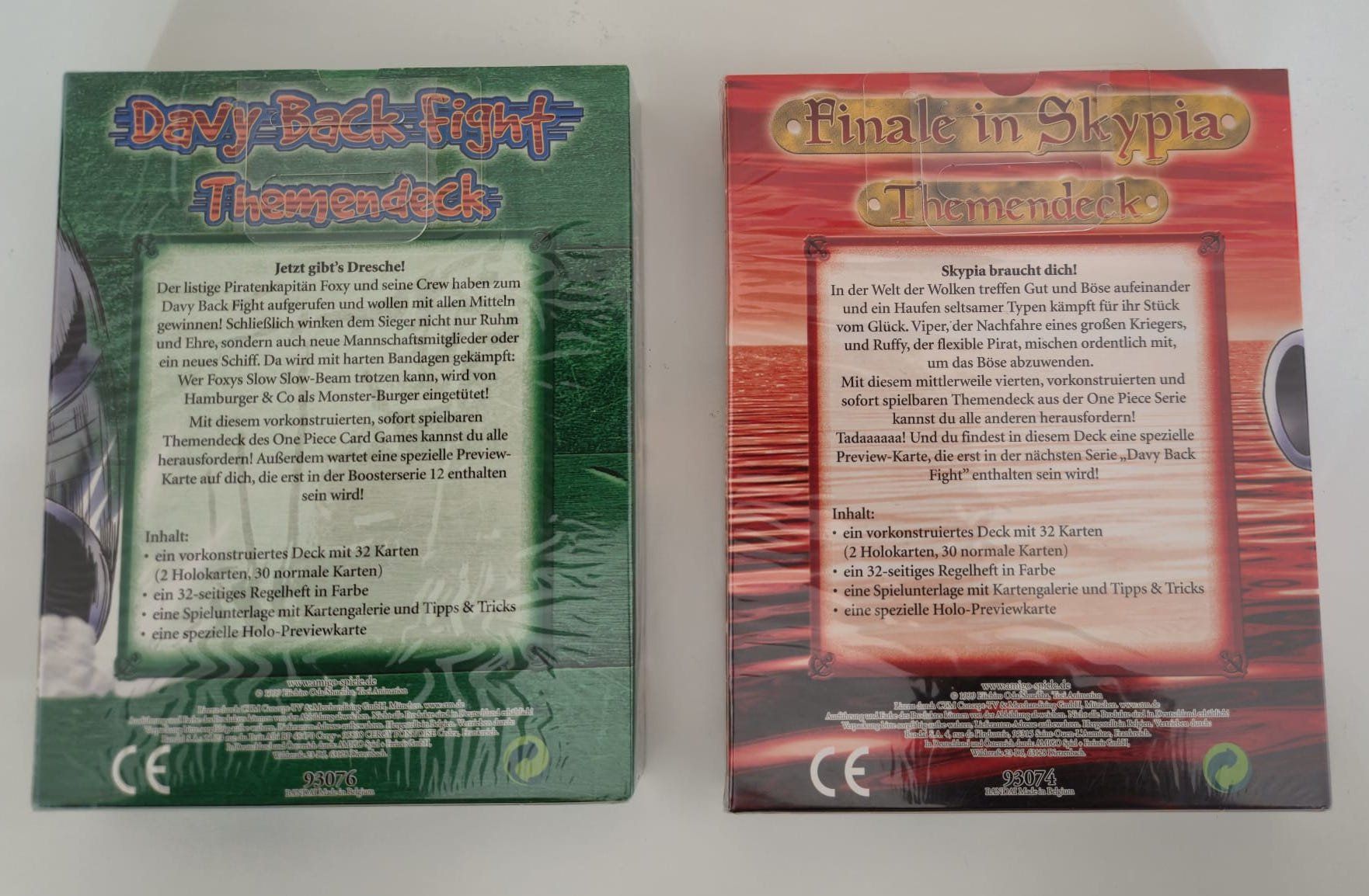 Bandai Carte collezionabili: One Piece TCG card game 2 Deck sealed DE – Nuovo e nell'imballaggio originale da Biel/Bienne venduto da DigiPok 1