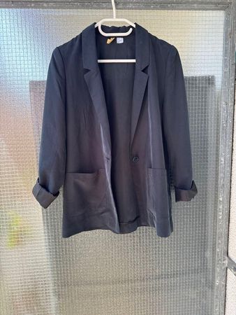Leichter Blazer schwarz Gr. 38 Top Zustand