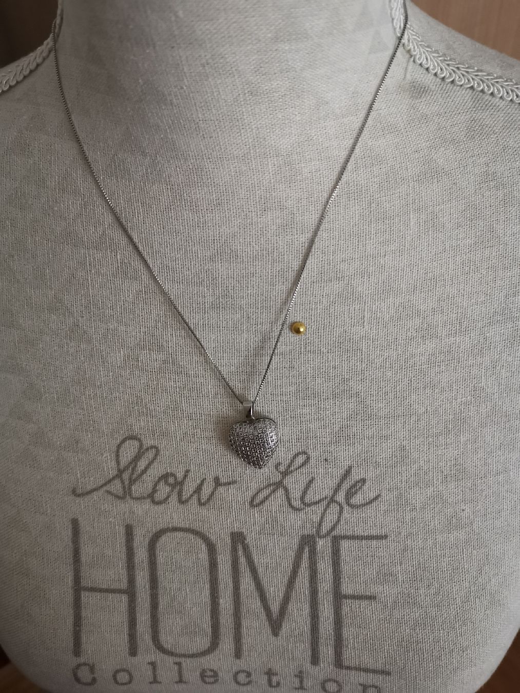 Catenine: Collier cœur strass – Nuovo (secondo la descrizione) da Brügg BE venduto da Angel2300 2