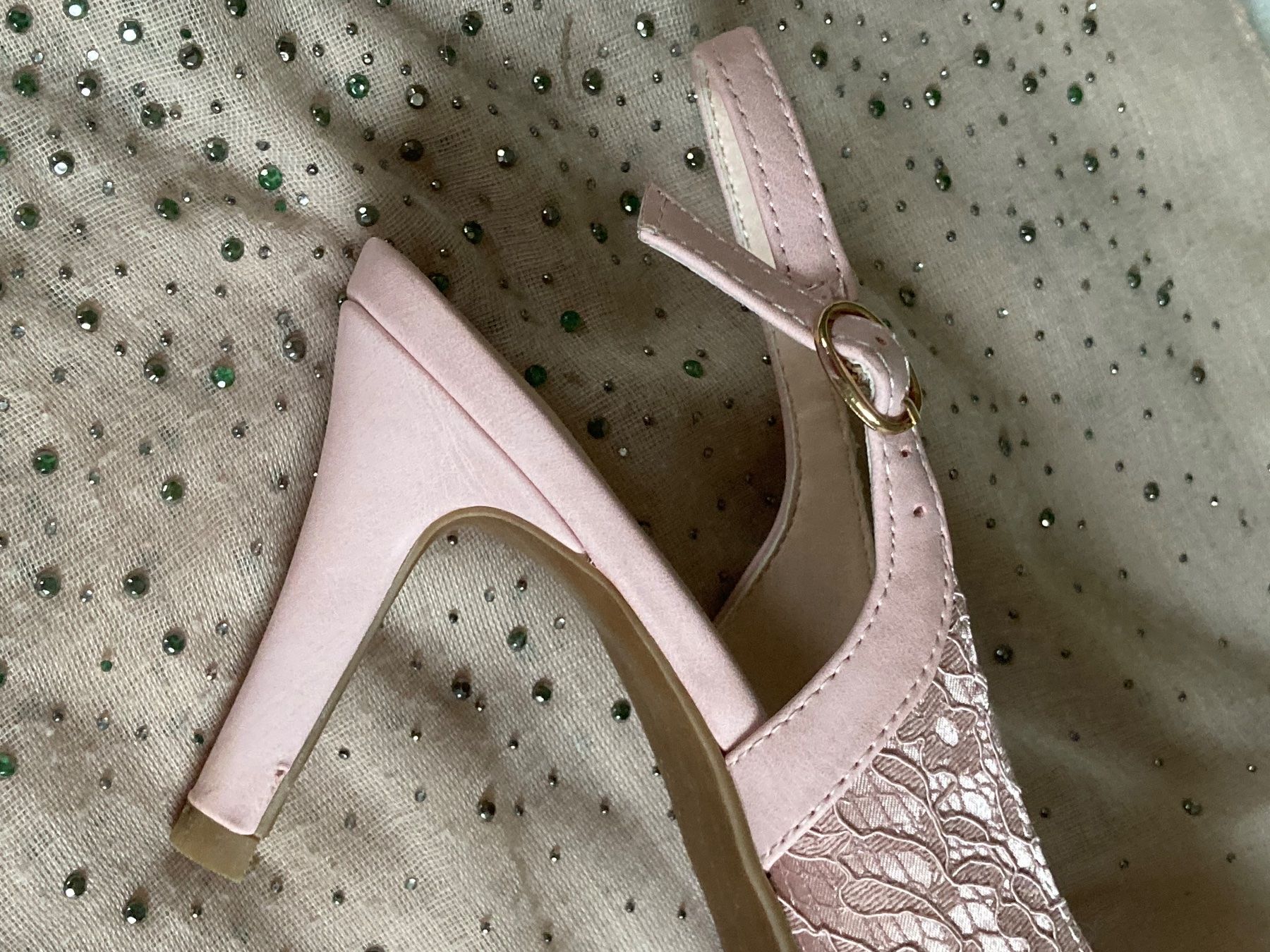 Graceland Damenschuhe: Schöner Offener Stoffpumps mit Glitzer – Neu (gemäss Beschreibung) aus Dietikon von ebegab 2