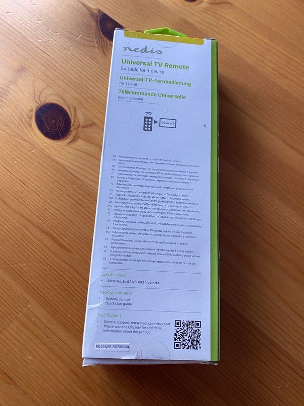 Fernbedienungen: Commande TV Nedis TVRC2110BK – Neu und originalverpackt aus Prangins von Timband 3