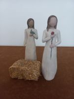 2x Willow Tree Grossfiguren 22cm: „Love“ & „Peace“ (defekt)