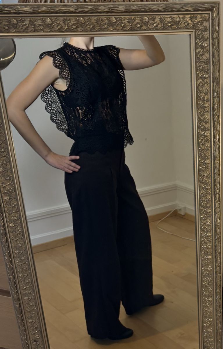 Zara Tops: Zara Lace Top Black Size S – Neu (gemäss Beschreibung) aus Zürich von ann_26jc 1