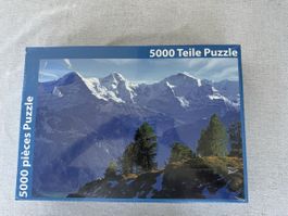 Puzzle 5000 Teile Gebirge Alpen neu