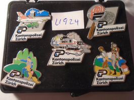 5 ver. Kantonspolizei Zuerich, Pins (U924)