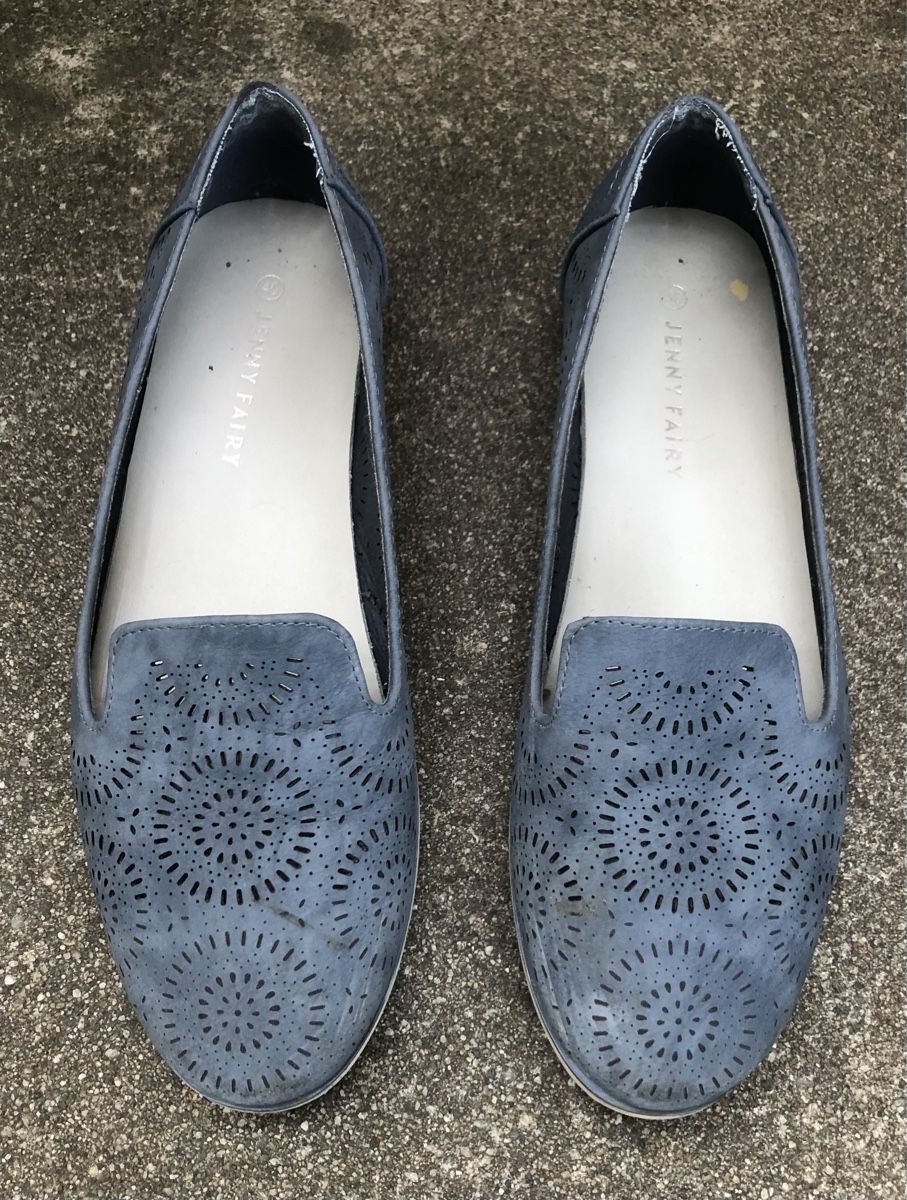 Scarpe da donna: HALBSCHUHE hellblau, Gr.40, Jenny Fairy – Usato da Mühlebach (Goms) venduto da chr_q6d8 1
