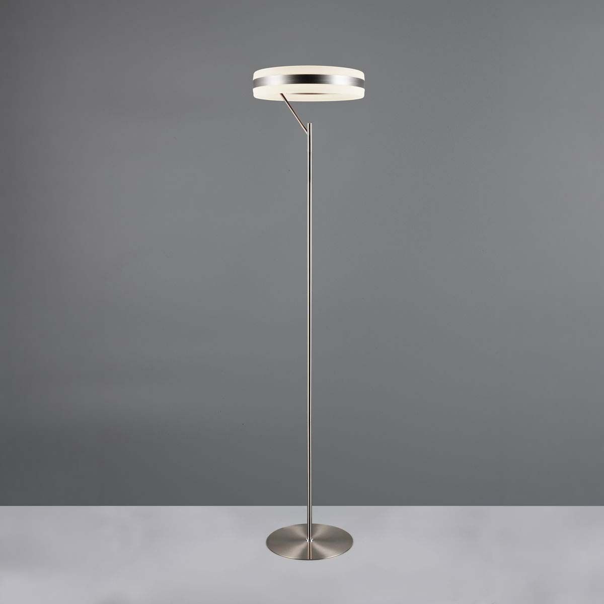 Lampade: LED Stehleuchte, Nickel, Dimmbar,40 cm – Nuovo (secondo la descrizione) da Kreuzlingen venduto da Smart-Light 2