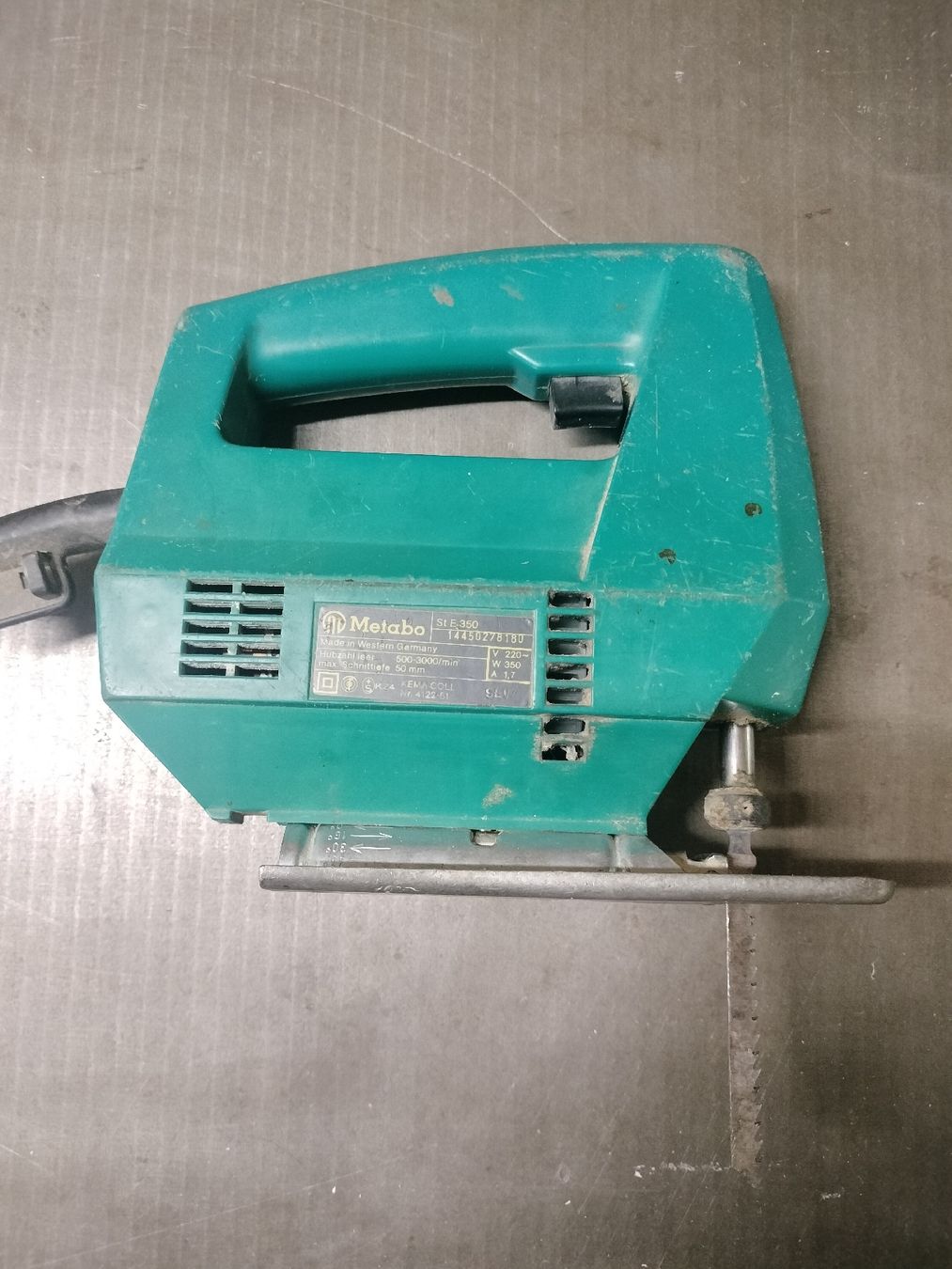 Metabo Scies: Stichsäge Metabo St E 350 gebraucht – Défectueux à Oey par luc_v2bd 1